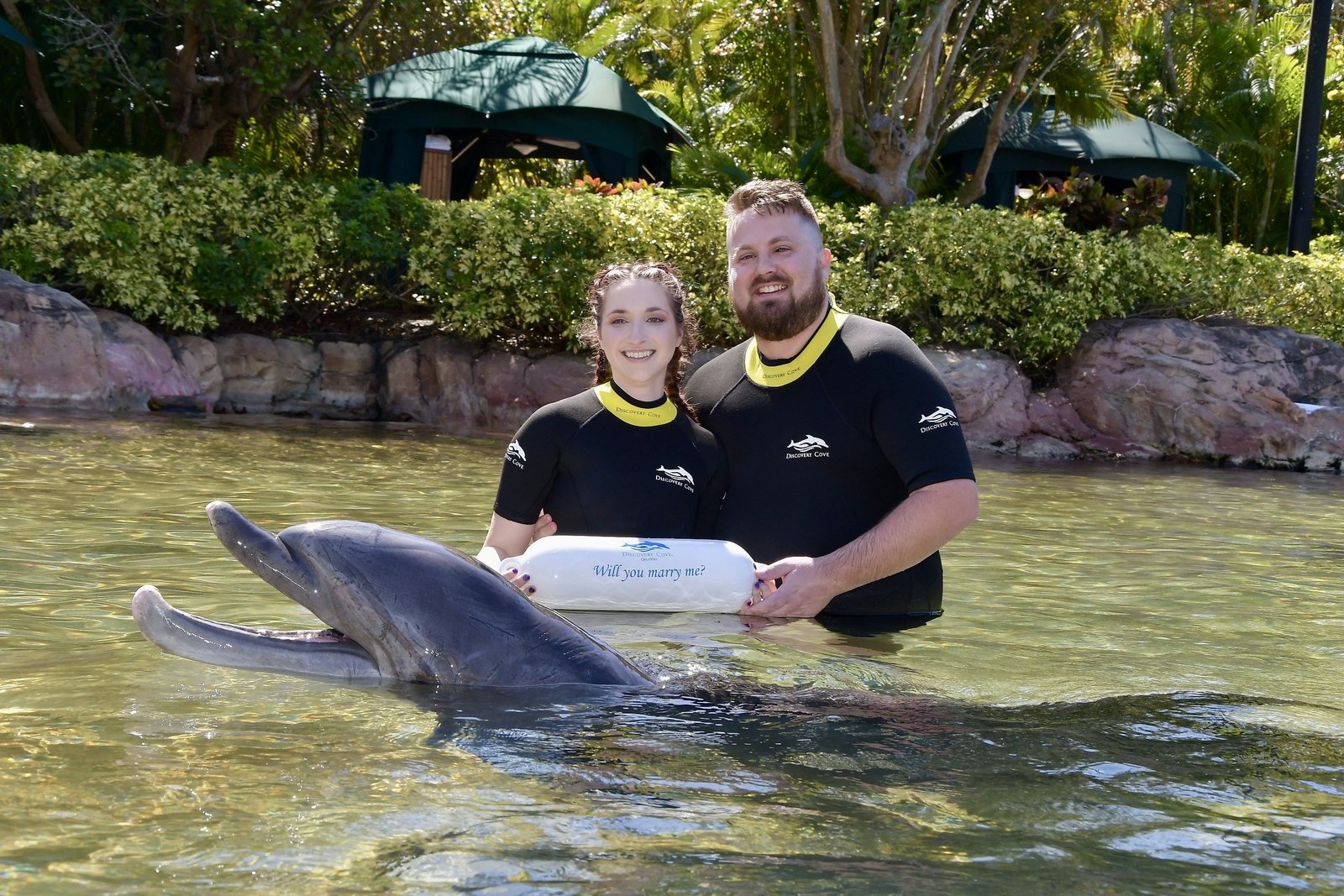 Paige and Cole at Discovery Cove